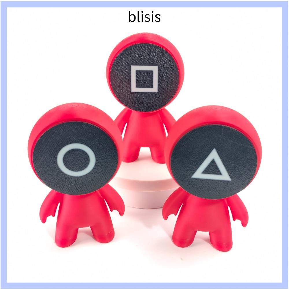 INNEED ตุ๊กตาเกม Squid Game 5 นิ้ว Red Man ของเล่นพิมพ์ 3D ของขวัญสะสม