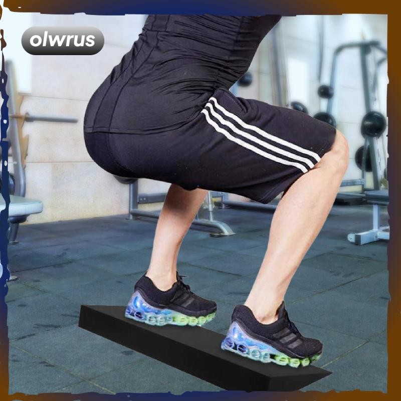 Squat Wedge Block Riser Block Calf Stretcher สําหรับออกกําลังกายออกกําลังกาย Home Gym