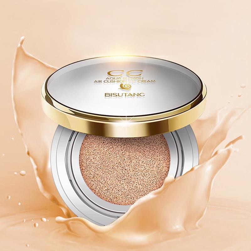 Bisu Air Cushion cc Creamคอนซีลเลอร์Non-stuck Moisturizing White Waterproof Base bb Creamไม่ถอดแต่งห