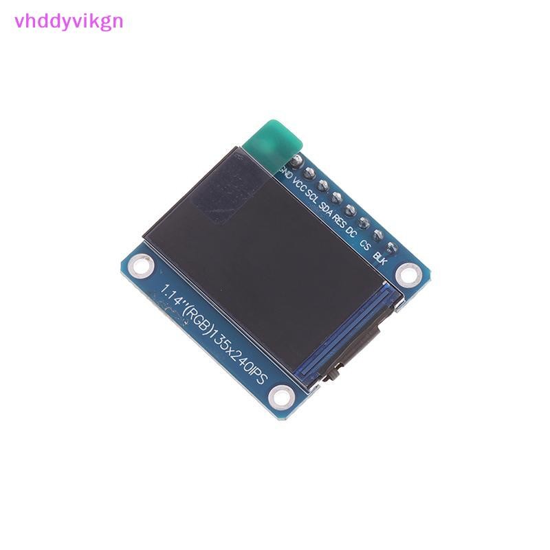 VHDD 1.14 นิ้ว SPI Serial Port 135x240 Touchscreen IPS TFT Display ST7789 135x240 SPI 8-Pin 65K สีหน