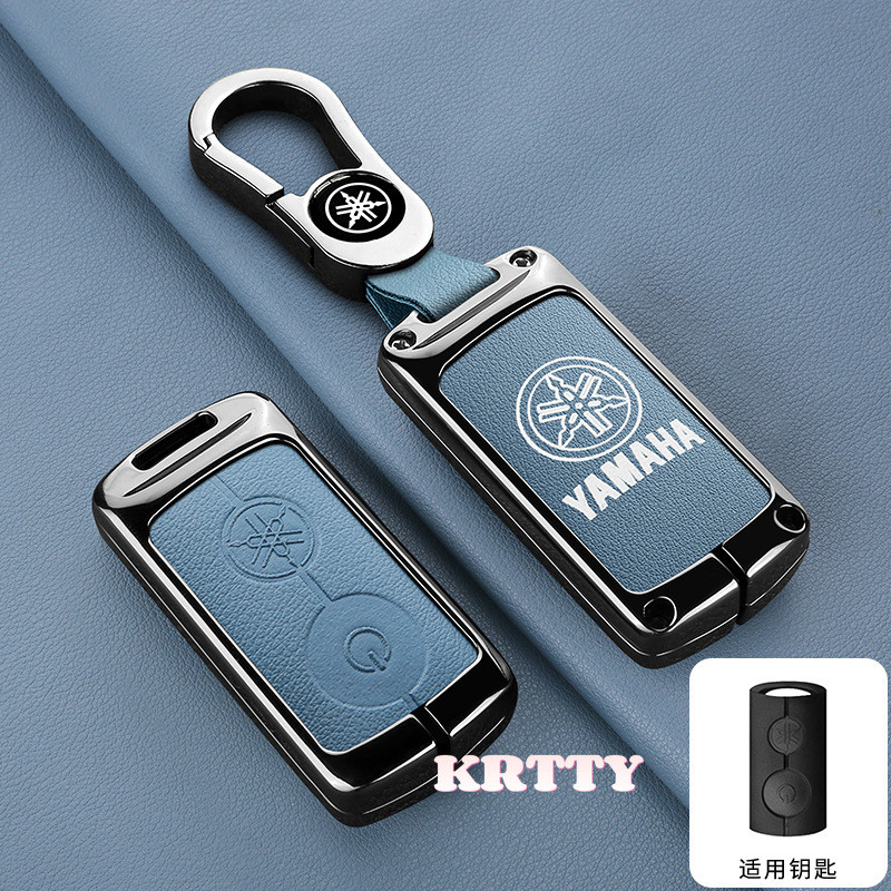 รถโลหะสังกะสีอัลลอยด์ฝาครอบพวงกุญแจสําหรับ YAMAHA รถจักรยานยนต์ xmax 250 300 NMAX 125 aerox 155 NVX1