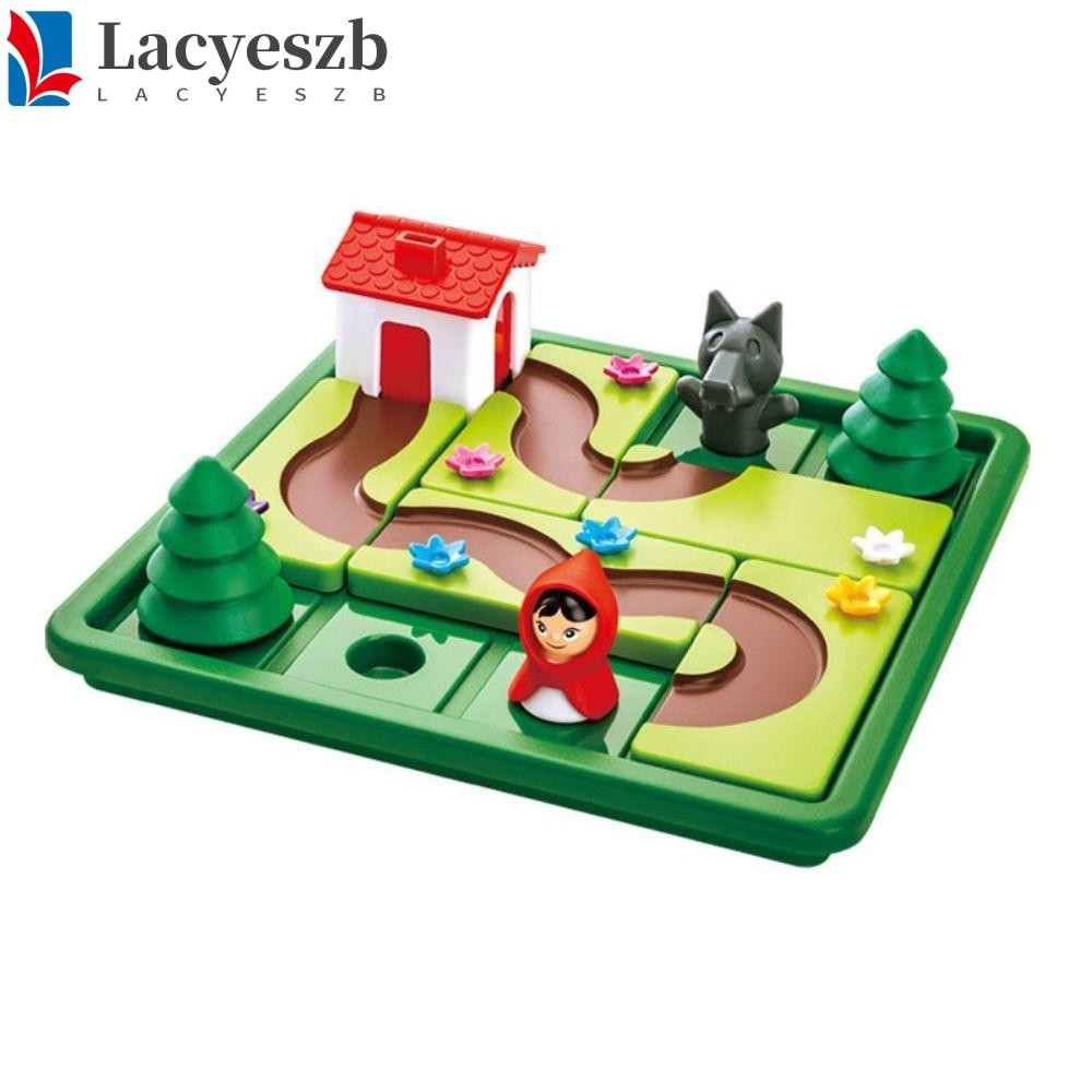 LACYESZB หนูน้อยหมวกแดงสมาร์ท, หนูน้อยหมวกแดง Big Bad Wolf Hide&Seek เกมกระดาน, ปริศนาจิ๊กซอว์ Clear