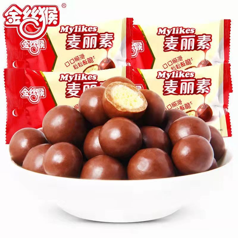 套不ly Meily Lyan素袋装夹克力豆跳糖麦丽素桶夜克力代可可可可爱 Melico Pouch Sandwich Chocolate Bean Jump qqbprula0908.my1013