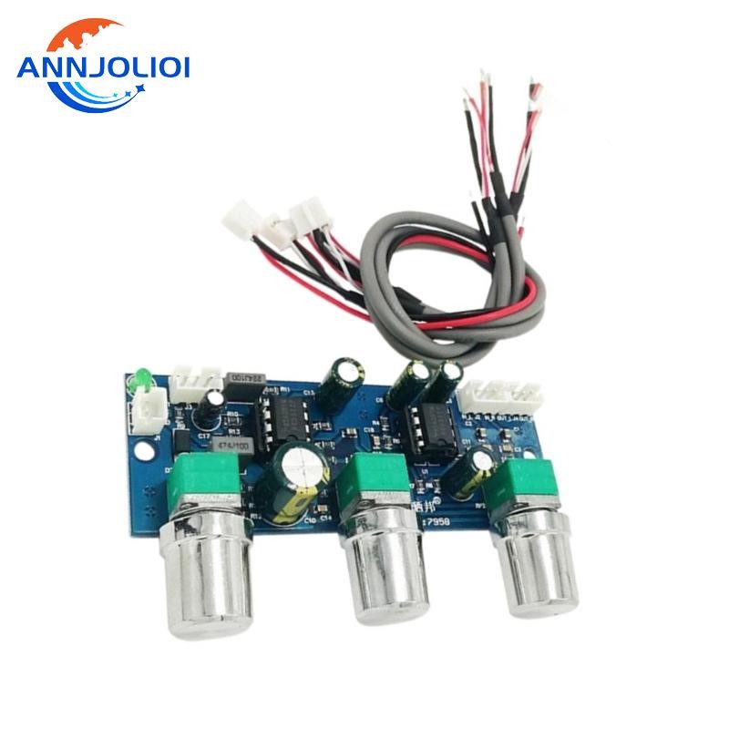 ANN NE5532 2 1CH Preamp Module Passive Tone Control และวงจรกรองซับวูฟเฟอร์