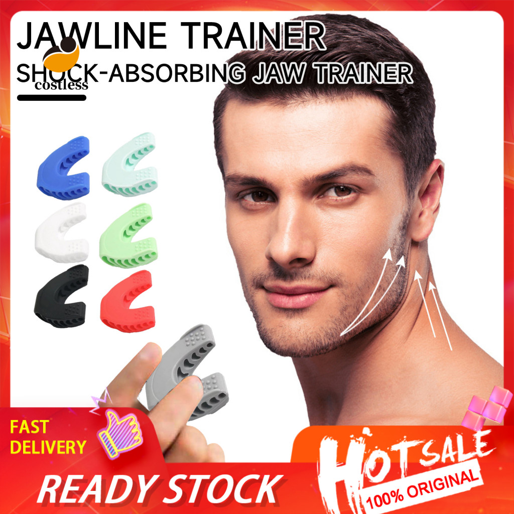 ผู้หญิง Jaw Exerciser Shock-absorbing Jaw TRAINER ซิลิโคน Jawline Face Sculpting TRAINER สําหรับผู้ใ