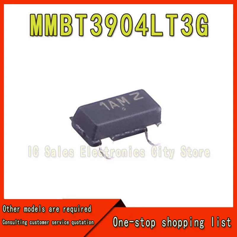 50 ชิ้น/แบทช์ MMBT3904LT3G Converter GP SS NPN 40V SOT23 3904 MMBT3904 MMBT3904L