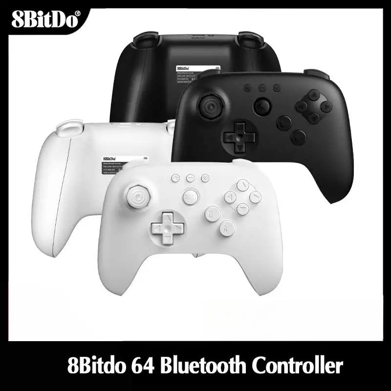 8BitDo N64 ตัวควบคุมบลูทูธสําหรับ Analogue 3D NS สวิทช์ 2 เกมจอยสติ๊ก Gamepad สําหรับ Windows และ An