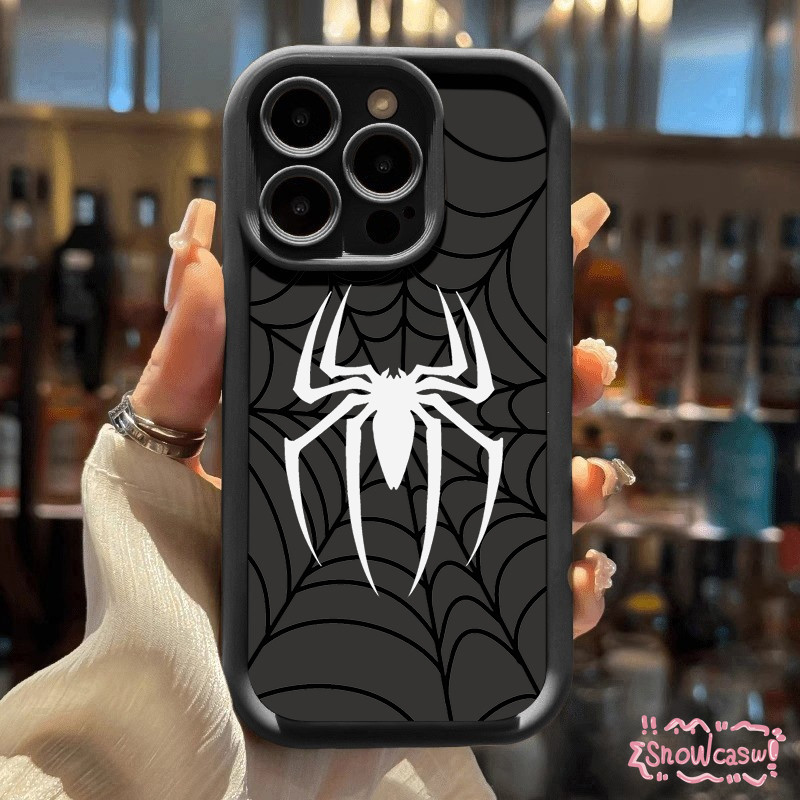 เคส Redmi 12C 13C 12 10 9 9A 9C NFC 10A 10C Note 12 13 11 11s 10 10s 9 Pro POCO M3 ปกแมงมุมสุดเท่ที่สร้างสรรค์