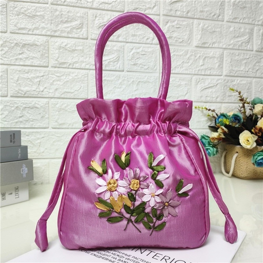 กระเป๋าถือสุภาพสตรี TOBE2 ทรงถัง พิมพ์ลายดอกไม้ ทำจากโพลีเอสเตอร์ DACRON เบาๆ สำหรับโอกาสทางแฟชั่นและการเดินทาง - รูปที่ 2