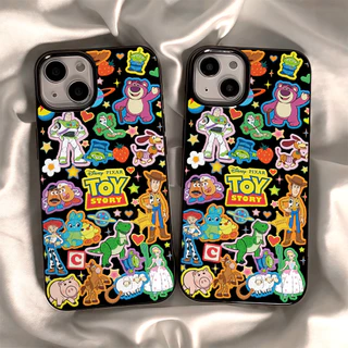 เคสโทรศัพท์มือถือเยลลี่ มีสีสัน สวย การ์ตูน โชคดี รักรูปร่างหัวใจ For IPhone16 15 14 13 11 6 7 8plus Pro Promax GDTPU500