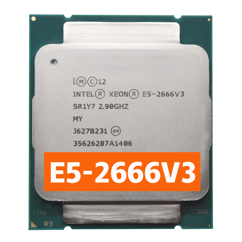 Intel Zhiqiang E5 2666V3 CPU2673V3 2678v3 2696V3 2699V3 2011 แพลตฟอร์ม