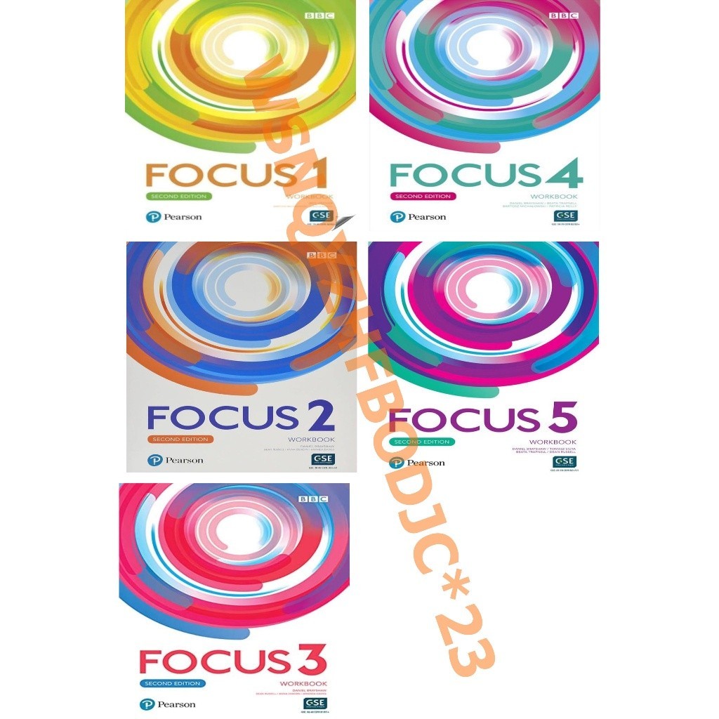 Focus Workbook 1 2 3 4 5 Second Edition / Black & White