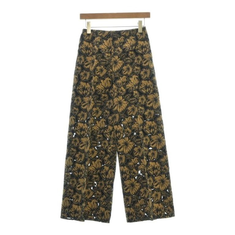 EBONY Pants Women black overall pattern brown Direct from Japan Secondhand