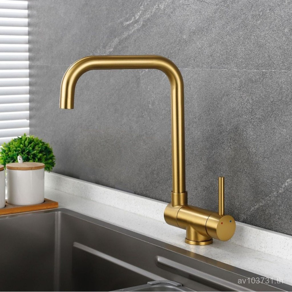 ห้องครัวหมุนได้ขยายก๊อกน้ําอ่างล้างจานจานร้อนและเย็นสแตนเลสภายในเปิดหน้าต่างอ่างล้างจาน304อ่างล้างหน