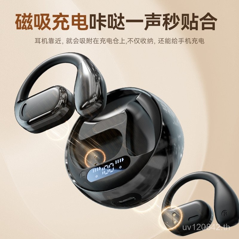 บลูทูธแปล APP บันทึกการประชุมแขวนหูสไตล์ข้ามพรมแดน Intertwin ภาษา OWS144 จอแสดงผลดิจิตอล AI ประเทศ M