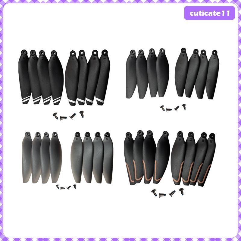 [Cuticate1] 8 ชิ้น 5.7 ซม.Professional น้ําหนักเบาทนทาน Drone ใบพัดพร้อมสกรูสําหรับ Ying S3 K918 SG1