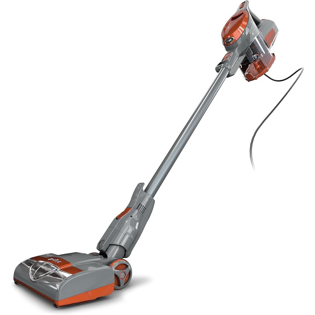 Shark HV302 Rocket Pet Wired Stick Vacuum, น้ําหนักเบาพร้อมพวงมาลัยหมุนสําหรับพรมและพื้นแข็ง, แปลงเป