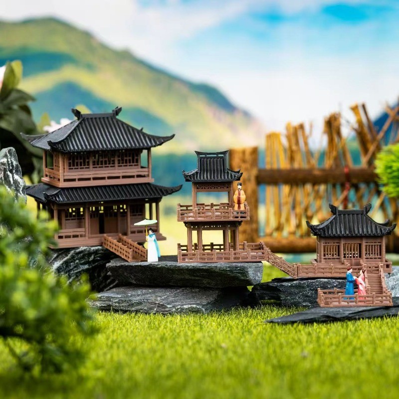 การจัดสวนตู้ปลา / สถาปัตยกรรมโบราณ rockeries การจัดสวน / รูปที่ 8