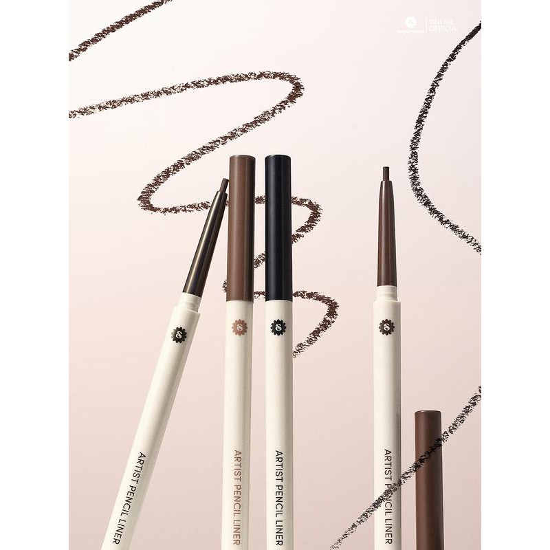 SUPERMOM l ARTIST PENCIL LINER ดินสอเขียนขอบตา VEGAN Made in Korea ปริมาณ 0.14 กรัม