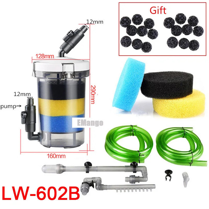 SUNSUN Aquarium Fish Tank Filter ภายนอก Aquariu m Filter Bucket EW-602 EW-603