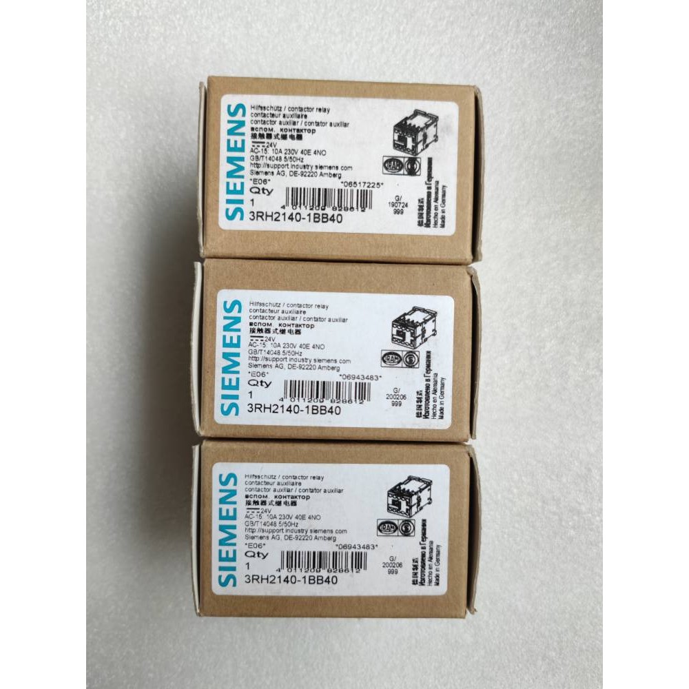 Siemens Auxiliary Contactor 3RH2122/3RH21400-1BB40/2BB40/1AP00