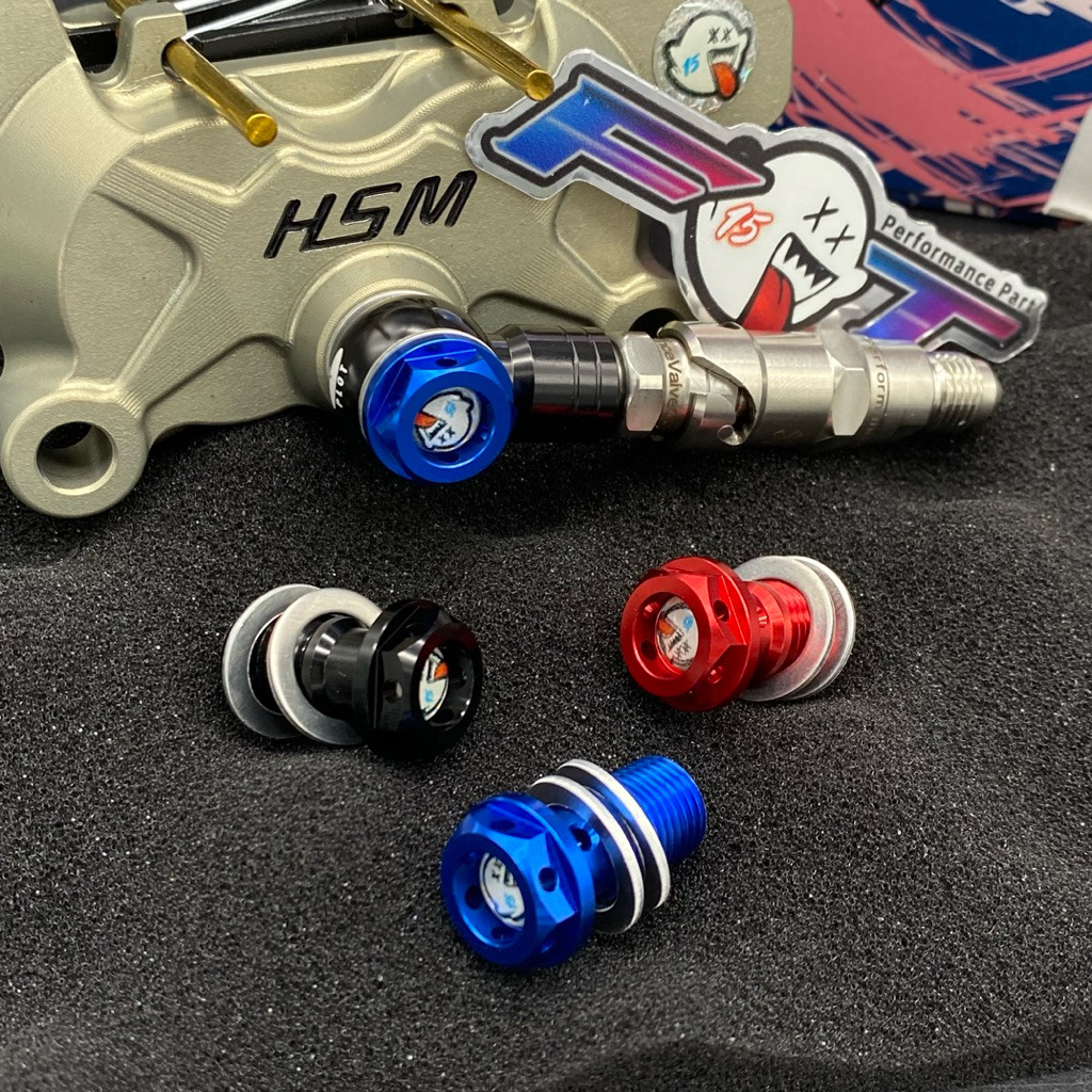 น็อตน้ำมันHSMแท้ เกลียวละเอียด1.0 ใส่กับปั๊มBrembo Mfz Hsmได้ทุกรุ่น