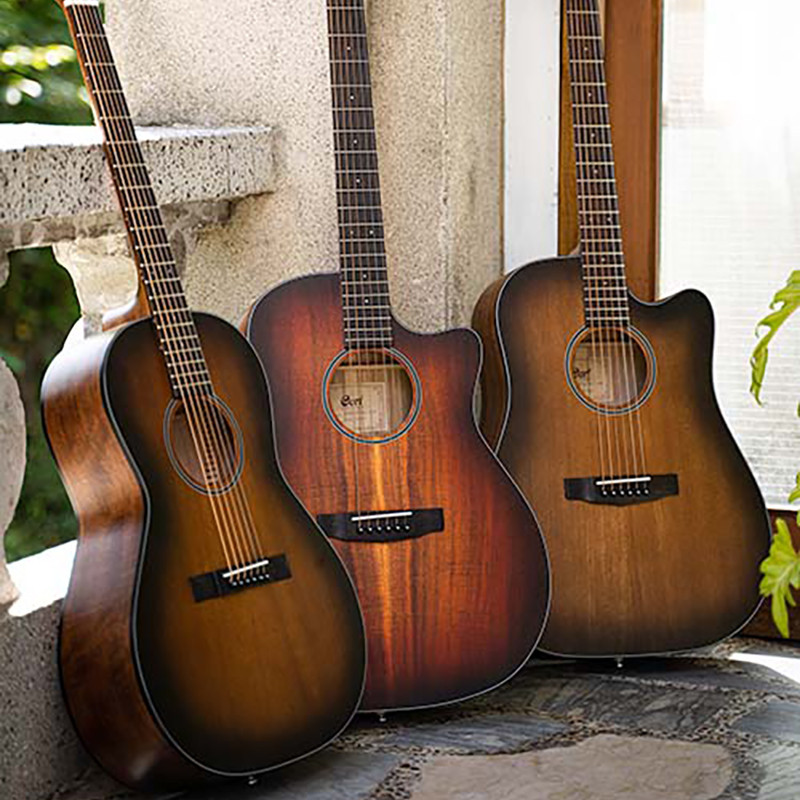 Cort Cort Cort core Series DC/GA/40 นิ้ว Introductory เริ่มต้นนักเรียนชายหญิงไฟฟ้ากล่องอะคูสติกกีตาร