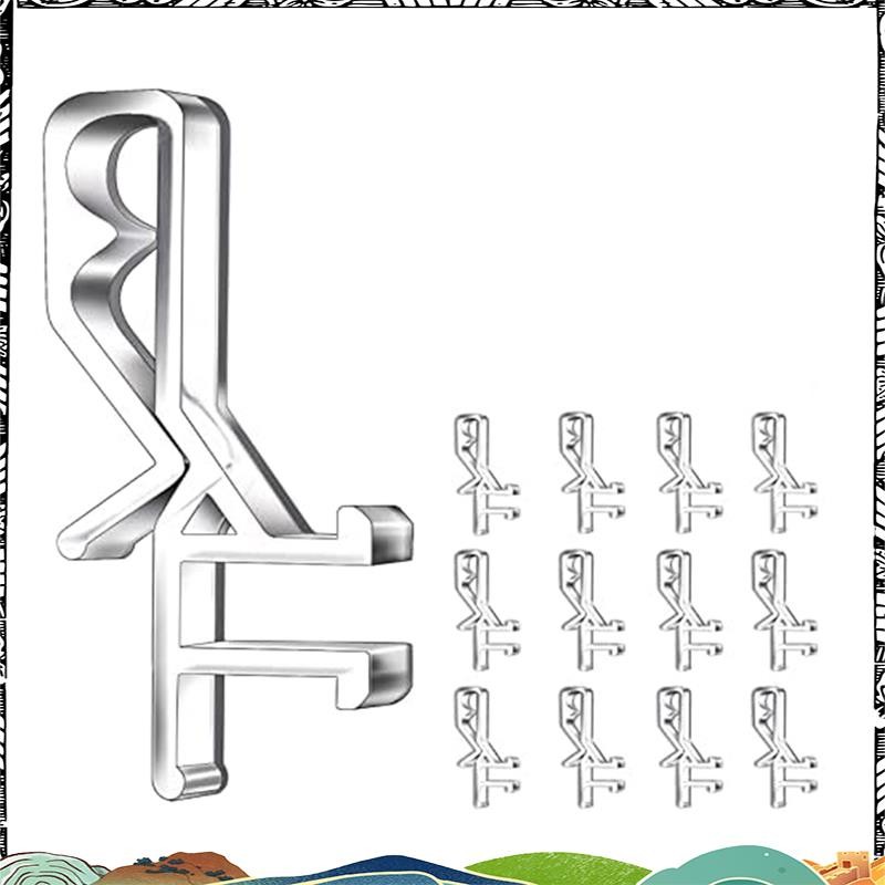 Super 1-7/8 นิ้วซ่อนช่อง Valance คลิปพลาสติกใส Valance คลิปช่องใส Valance คลิปสําหรับ Valance กับ A 