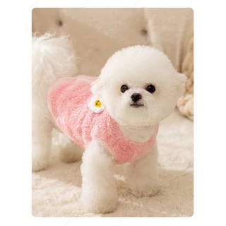 🇹🇭พร้อมส่ง🇹🇭🔵🎀✴️ เสื้อแขนปุยนิ่ม ติดลายไข่ดาว🍳น่ารัก งานป้ายแบรนด์ FOR PET เสื้อสุนัข หมา แมว