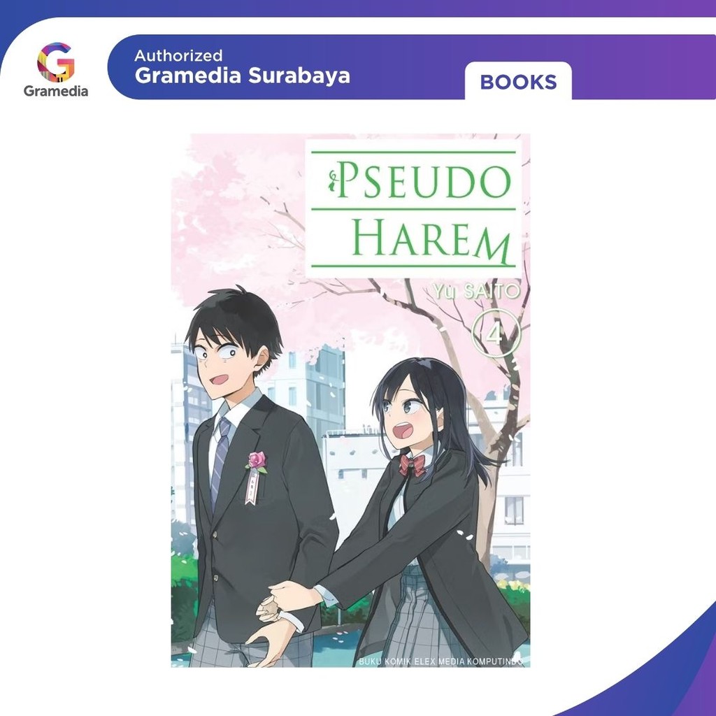 Gramedia Surabaya - Pseudo Harem Comic 04 (สายโถวยู)