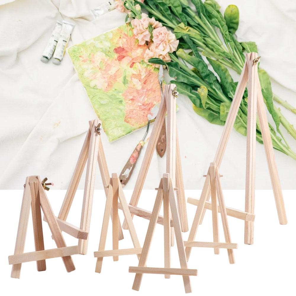 ขาตั้งไม้ สำหรับวาดรูป วางกรอบรูป วางแท็บเล็ต วางipad หรือ ตกแต่งห้อง Wooden Easel 18*24/20*30 cm