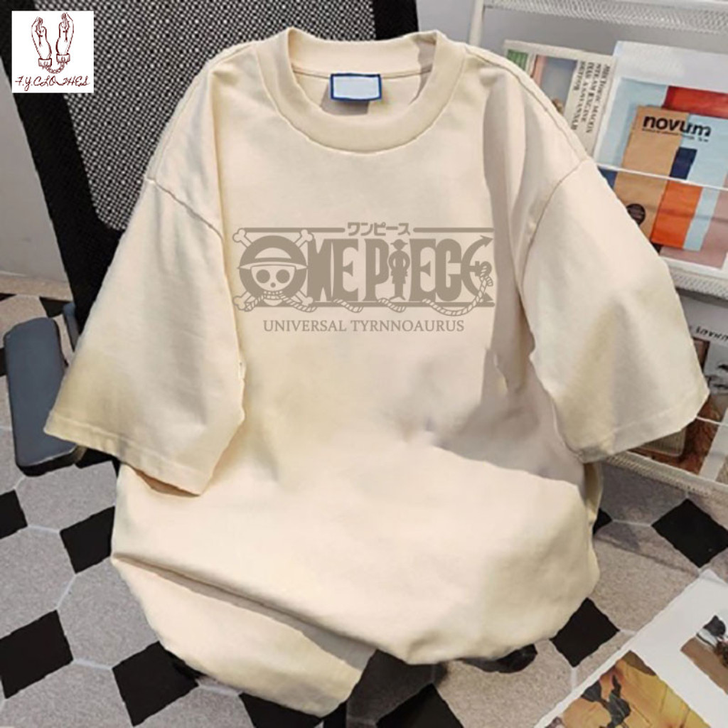 (จัดส่งตลอด 24 ชั่วโมง)แฟชั่นเสื้อยืด ใส่สบาย สไตล์เกาหลี เสื้อระบาย เสื้อยืด ONE OIECE พิมพ์ลาย ทรงหลวม คอกลม