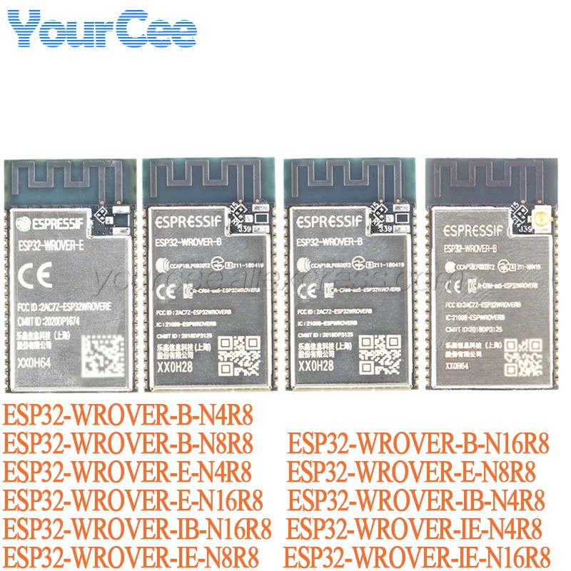 5 ชิ้น/1 ชิ้น ESP32-WROVER-IE ESP32-WROVER-IB ESP32-WROVER-B -E ESP32 4MB 8MB 16MB Dual Core WiFi ไร