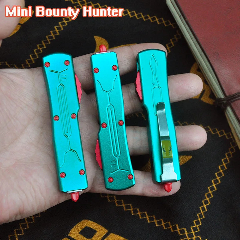 Mini Micro Bounty Hunter UTX-70 OTF Tech มีด UTX UT85 Serie D2 ใบมีดกลางแจ้ง Little กระเป๋ามีด CNC อ