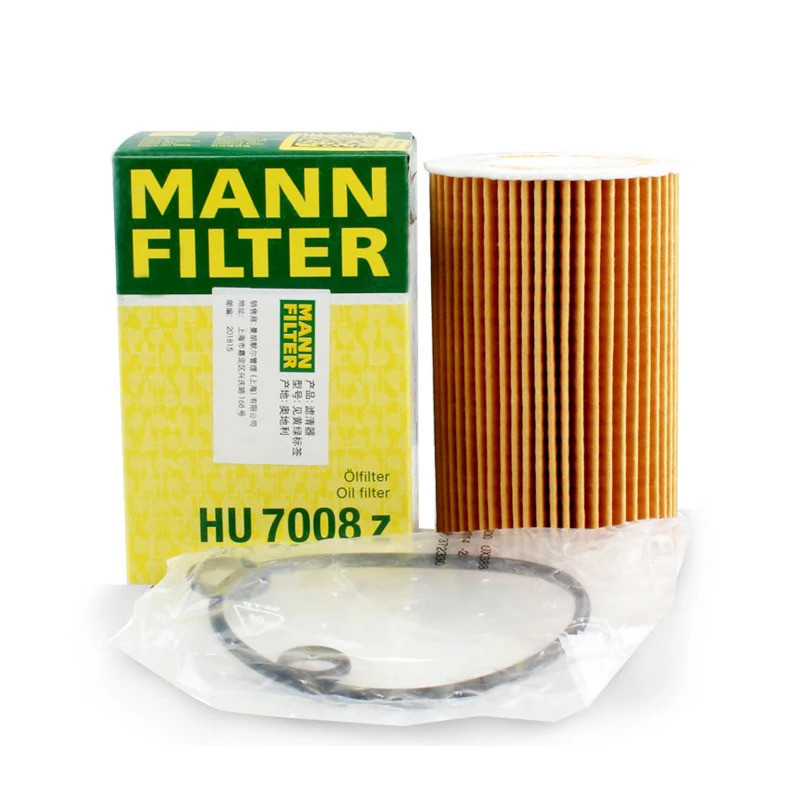 กรองน้ํามันเครื่อง Mann Hu7008z สําหรับ Vw Passat 2.0 L4 ดีเซล Audi Seat Skoda Must-Have