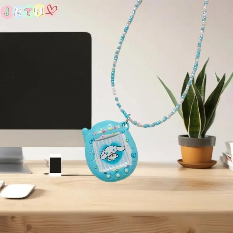 JKTH Sanrio Kuromi สัตว์เลี้ยงอิเล็กทรอนิกส์ที่สมจริง Origal จี้ทําด้วยมือของเล่นของขวัญหญิงน่ารัก T