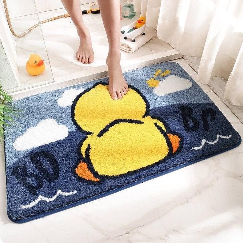 Yifeng Home พรมเช็ดเท้า พรมนุ่ม มียางกันลื่น ขนาด 60x40cm. 1699