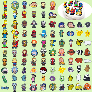 ตกแต่งรองเท้าสําหรับ Clog Pins อะนิเมะ Simpson‌ ปุ่ม DIY