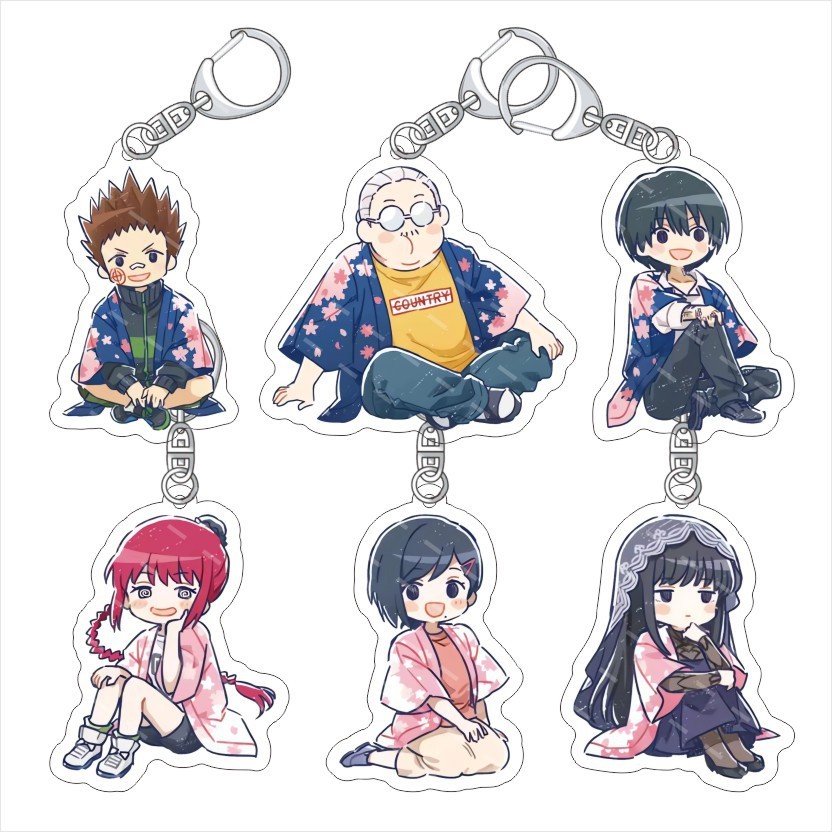 อะนิเมะ SAKAMOTO DAYS 6 ซม.พวงกุญแจอะคริลิค Yoichi Nagumo Tarou Sakamoto กระเป๋าเป้สะพายหลังจี้อุปกร