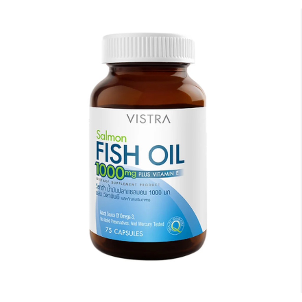Vistra Salmon Fish Oil น้ำมันปลา แซลมอน (75 capsules)