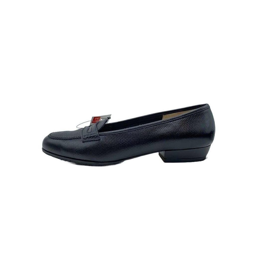 Salvatore Ferragamo Loafers UK6 BLK 58208 Made in Italy boutique dress shoes leather Direct from Jap