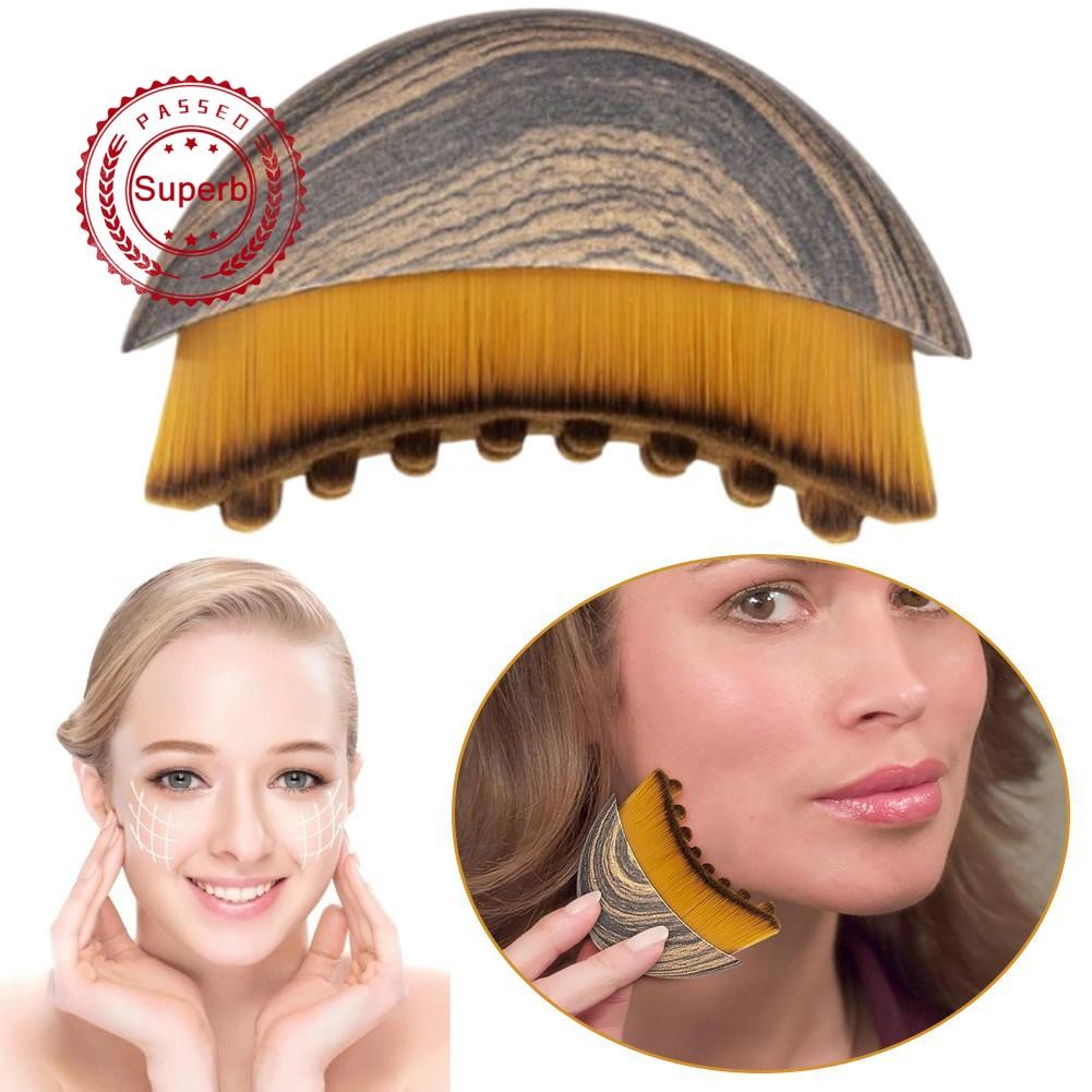 Lymphatic Contour Face Brush,แปรงแห้ง,เครื่องนวดระบายน้ําน้ําเหลืองสําหรับใบหน้า,พอดี T0o1