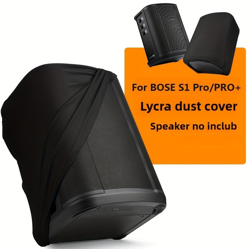 สําหรับ BOSE S1 Pro/S1 Pro+ ฝาครอบกันฝุ่น - เคสป้องกันยืดยืดหยุ่นพร้อมสายรัดปรับได้, ฝาครอบลําโพงโพลีเอสเตอร์ที่ทนทานสําหรับ Bose S1 Pro/S1 Pro+ ลําโพงพกพา