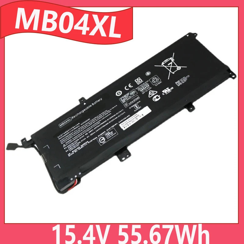MB04XL MBO4XL 15.4V 55.67Wh แบตเตอรี่แล็ปท็อปสําหรับ HP ENVY X360 M6-AQ103DX 15-AQ 15-AR 844204-855 