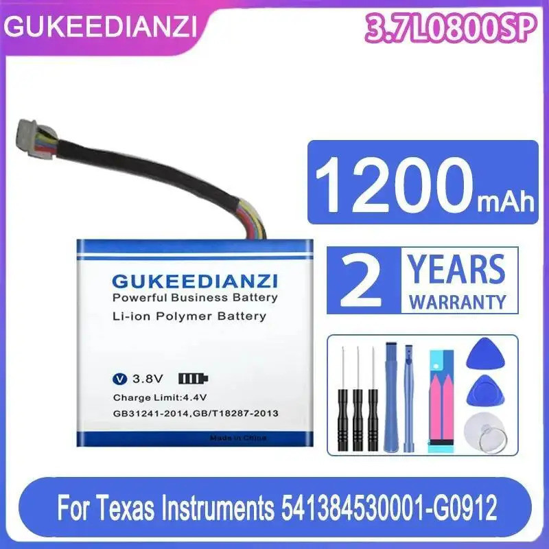 แบตเตอรี่เครื่องคิดเลข 3.7L0800SP 1200Mah สําหรับ Texas Instruments N2 AC 2L1 สําหรับ TI-Nspire CX C