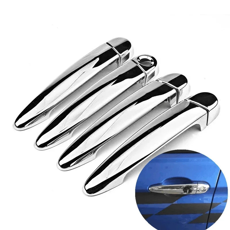 FUNDUOO สําหรับ BMW 3 Series 2005-2012 E90 E91 E92 E93 F34 F31 Chrome รถประตูฝาครอบสติกเกอร์ Trim จั