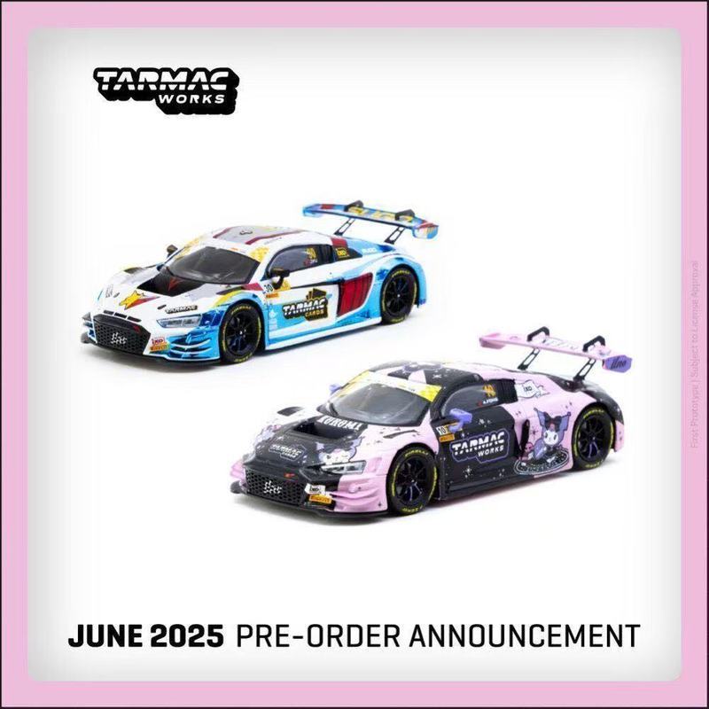 TW 1: 43 Audi Audi R8 LMS GT3 Macau Kuromi Formula Alloy Car Model