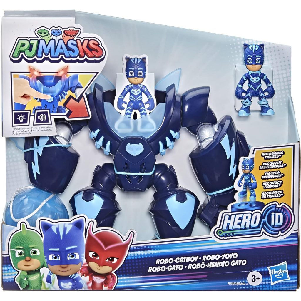PJ Robo-Catboy Mask ของเล่นก่อนวัยเรียน มีไฟมีเสียง สําหรับเด็กอายุ 3 ปีขึ้นไป ชุดหุ่นยนต์ Catboy พร