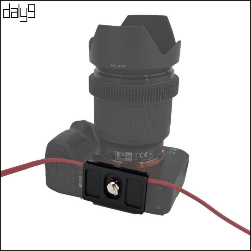Dal Secure Cable Lock Camera Arca Tether Cable Clamp สําหรับกล้อง DSLR Mirrorless