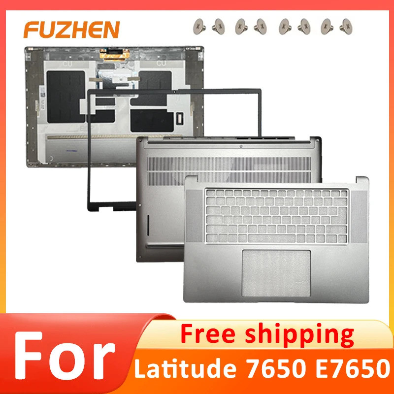 * ใหม่สําหรับ Latitude 7650 E7650 ฝาครอบด้านหลัง LCD/ด้านหน้า,กรอบ/Palmrest (ไม่มีคีย์บอร์ด)/ด้านล่า